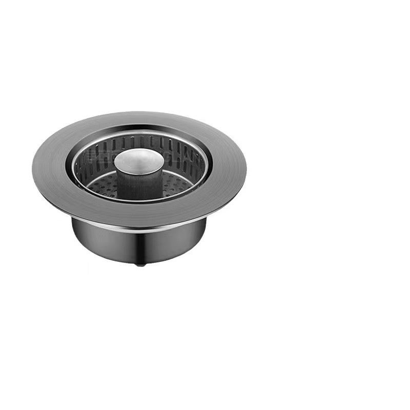 Stainless Steel Sink Drain Strainer – Kitchen Anti-Clog Sink Stopper with Bounce Core