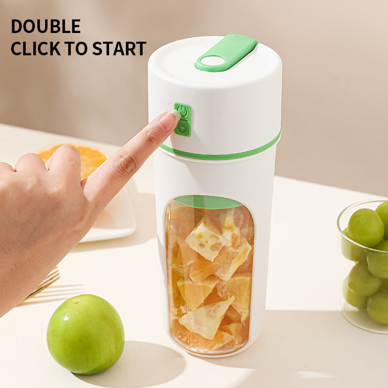 Portable USB Rechargeable Electric Juicer Blender – Wireless Fruit Juice & Smoothie Maker