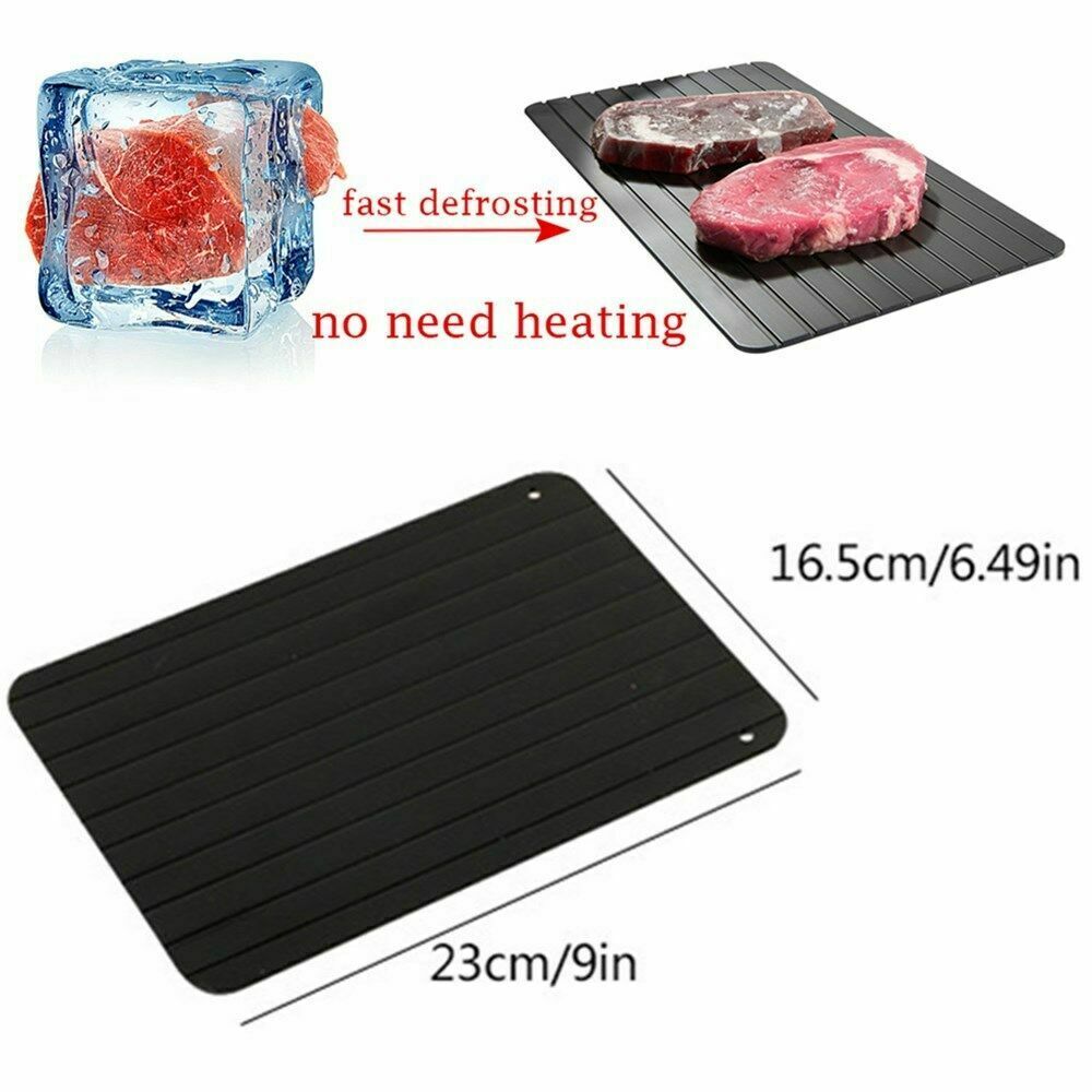 Fast Defrosting Tray – Quick Thaw Plate for Frozen Meat, Fish & Food