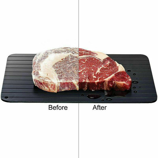 Fast Defrosting Tray – Quick Thaw Plate for Frozen Meat, Fish & Food