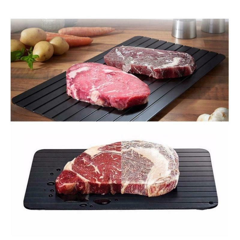 Fast Defrosting Tray – Quick Thaw Plate for Frozen Meat, Fish & Food