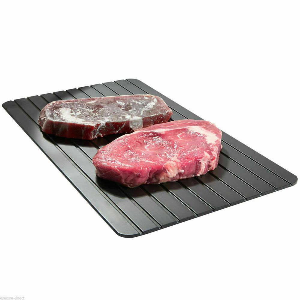 Fast Defrosting Tray – Quick Thaw Plate for Frozen Meat, Fish & Food