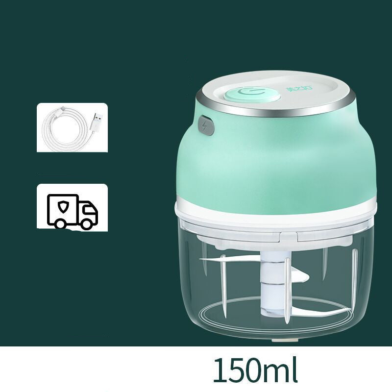 Electric Mini Food Chopper 230ML – USB Rechargeable Portable Garlic & Vegetable Cutter, One-Touch Operation